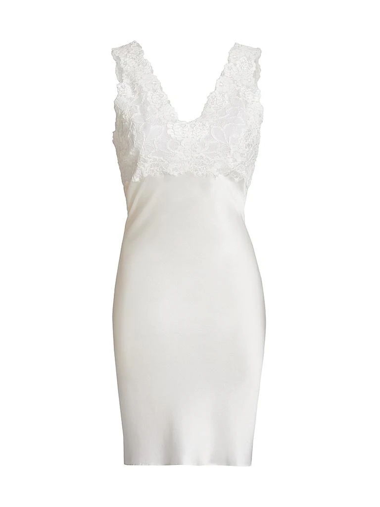 Josie Rose Parfait Lace-Trimmed Silk Chemise 1
