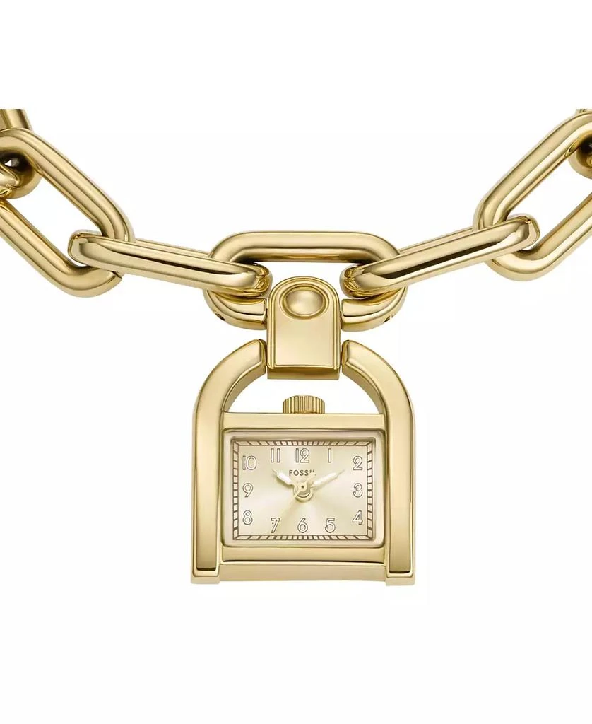 Fossil Women's Harwell Three-Hand Gold-Tone Stainless Steel Watch Charm Bracelet 21mm 2