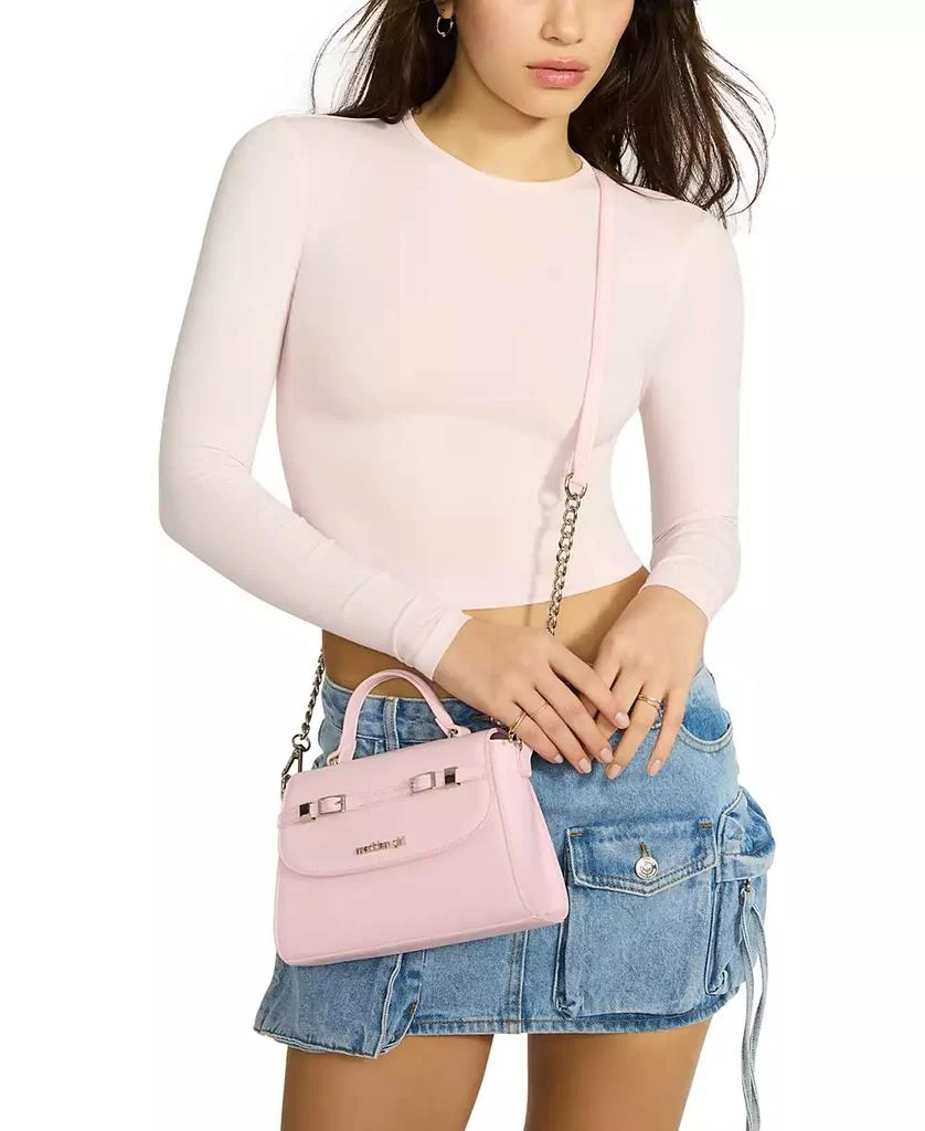 Madden Girl Ally Top Handle Small Satchel Bag 6
