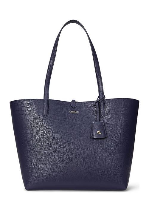 Lauren Ralph Lauren reversible faux leather online tote bag