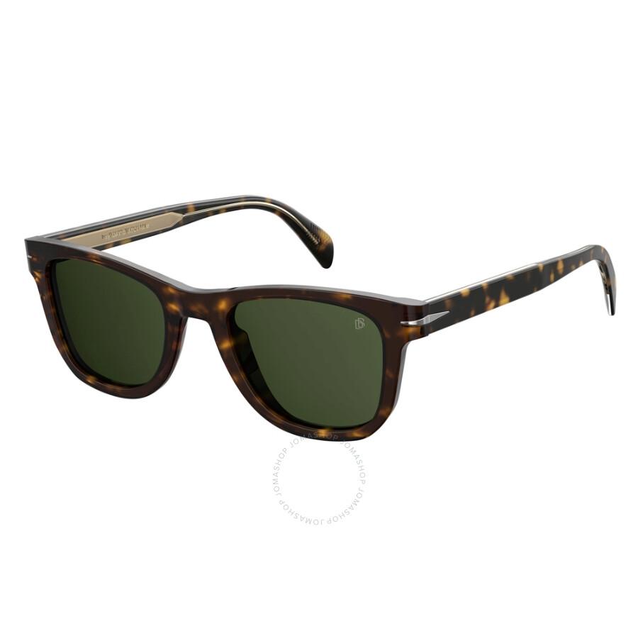 David Beckham Green Square Men's Sunglasses DB 1006/S 0086/QT 50