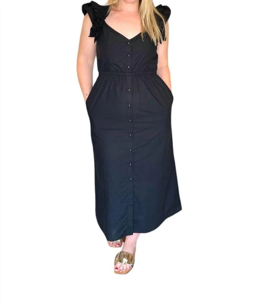 knee length dresses for ladies Eleanor Dress in Umber – The Normal Brand main image 1