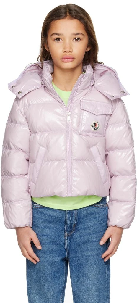 Moncler Big Kids Pink Small Andro Down Jacket