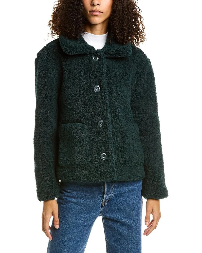 Urban Republic Sherpa Textured Button Coat 3
