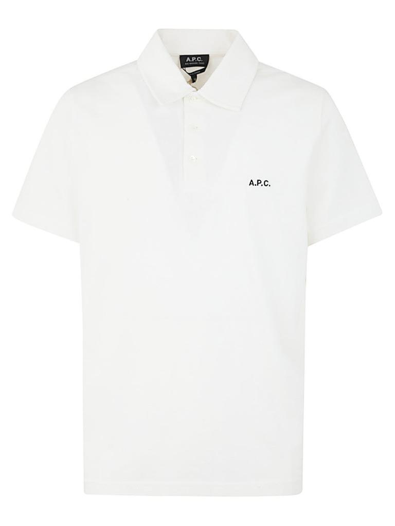 A.P.C. A.P.C. Logo Embroidered Polo Shirt