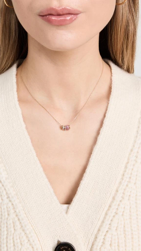 Adina Reyter 14k Bead Party New Pink Sapphire Rager Necklace 2