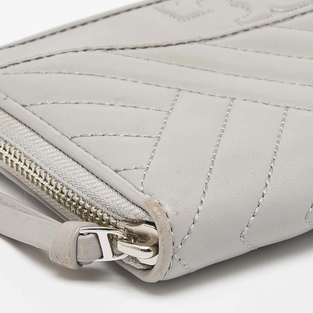 Tory Burch Tory Burch Grey Leather Alexa Continental Wallet 9