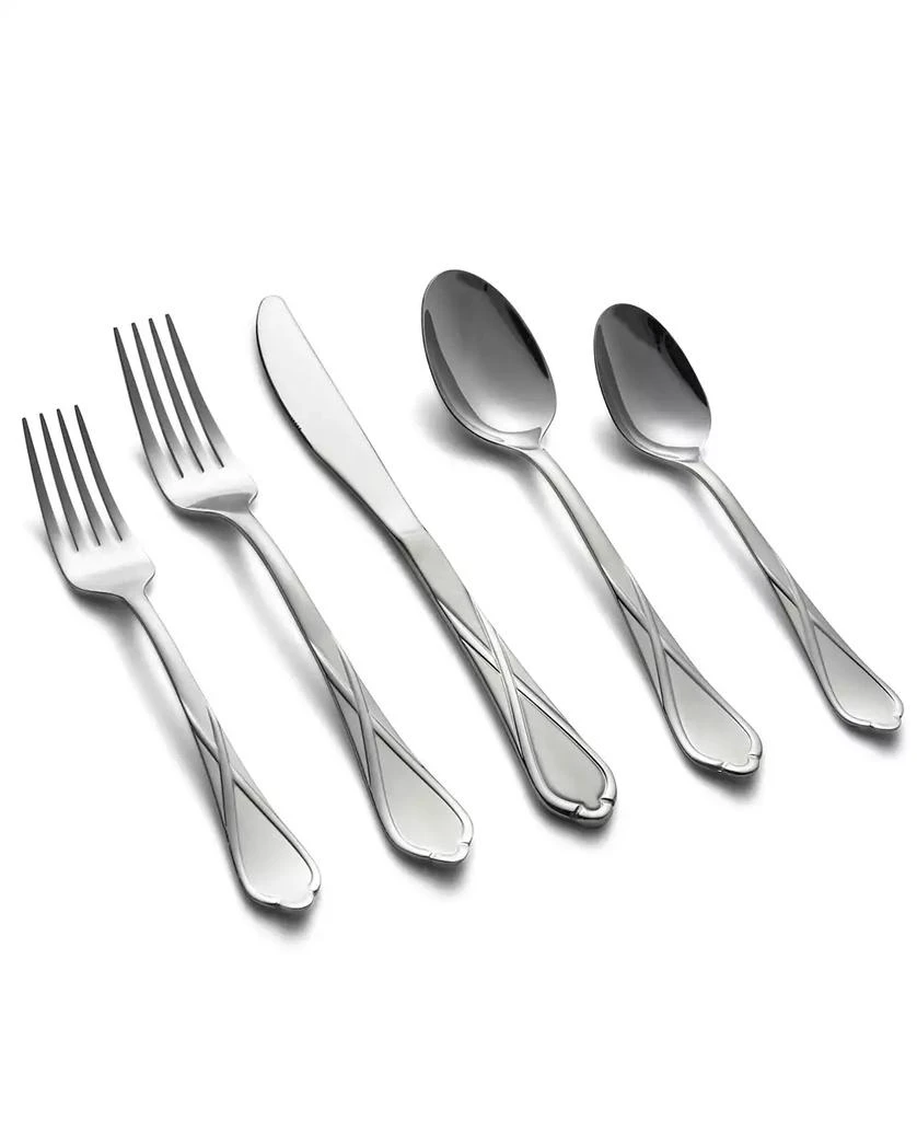 Cambridge Silversmiths Heather Sand 20-Piece Flatware Set, Service for 4 1