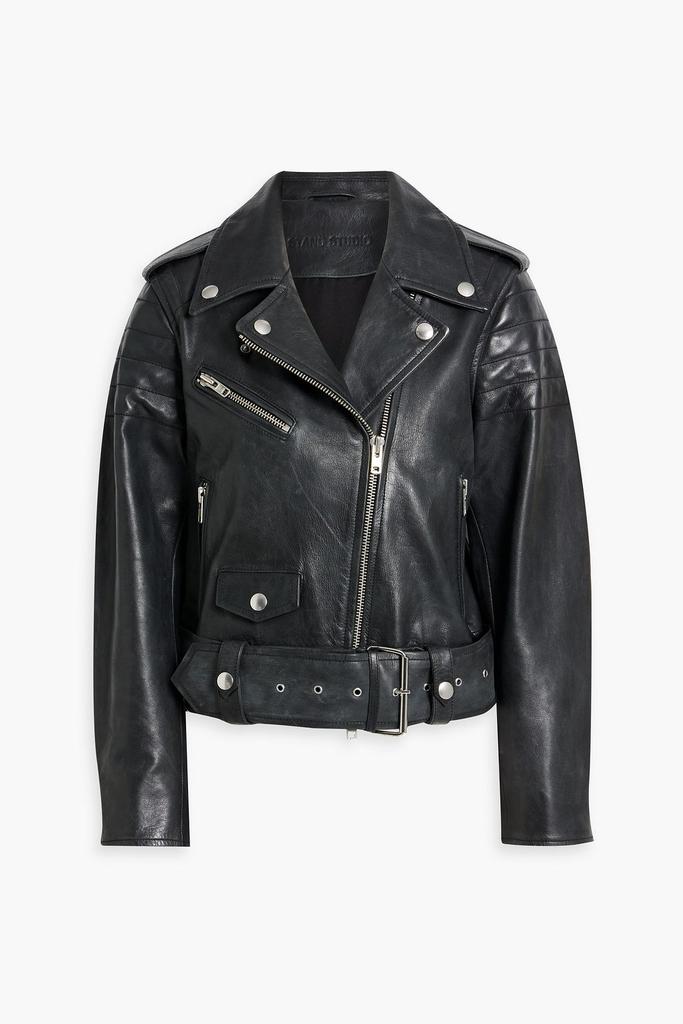 STAND STUDIO Icon MC leather biker jacket