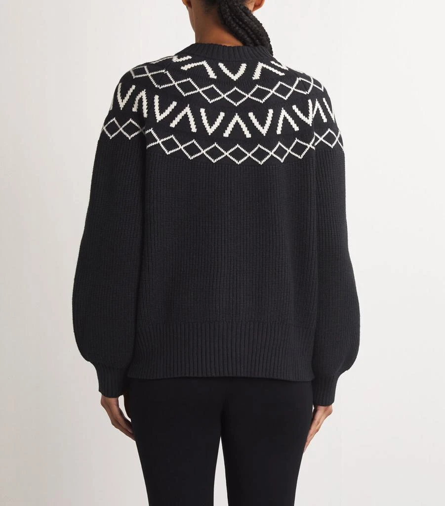 Varley Fair Isle Alys Zip-Up Cardigan 4