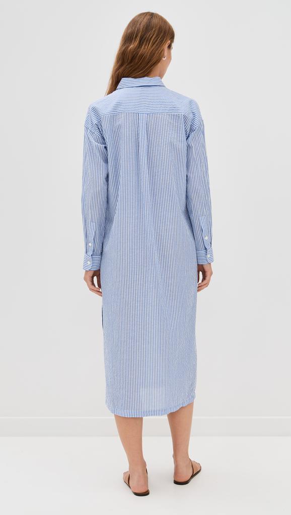 Alex Mill Kerry Shirtdress In Seersucker Stripe