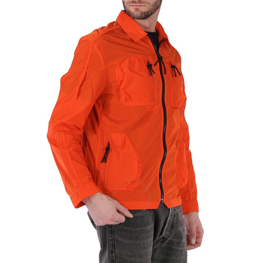 A Cold Wall Rich Orange Pocket-Detail Utility Shirt Jacket