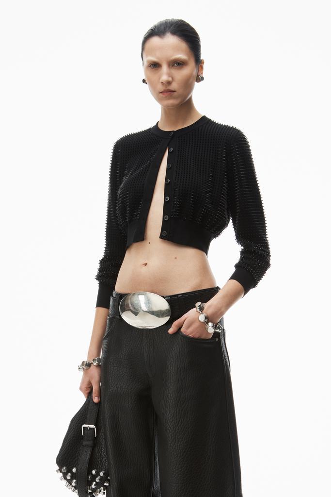 Alexander Wang custom 3d-molded spike cardigan