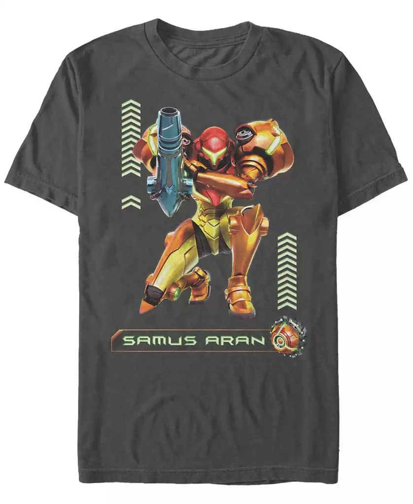 Nintendo Nintendo Men's Metroid Samus Aran Short Sleeve T-Shirt 1