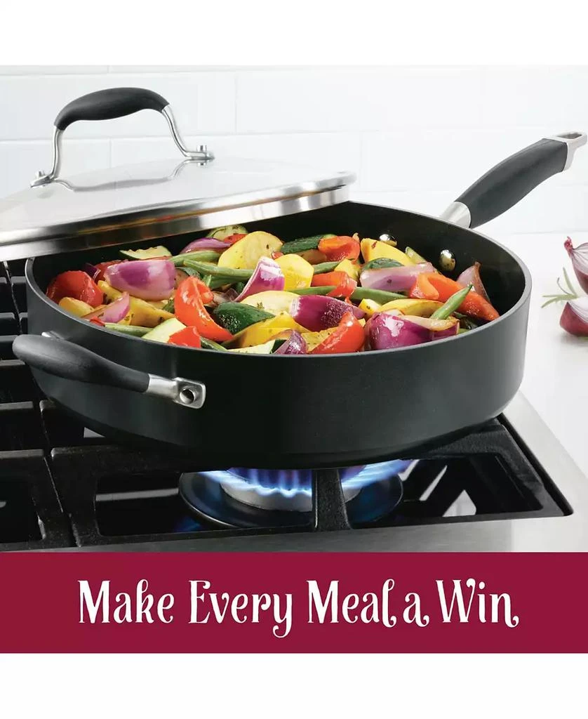 Anolon Advanced Home Hard-Anodized Nonstick 5-Qt. Sauté Pan with Helper Handle 2