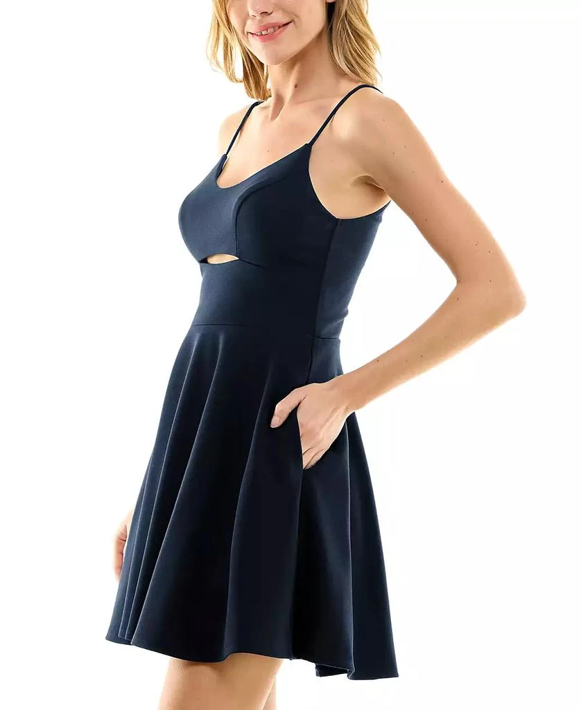 City Studios Juniors' Cutout Midriff Party Dress 4