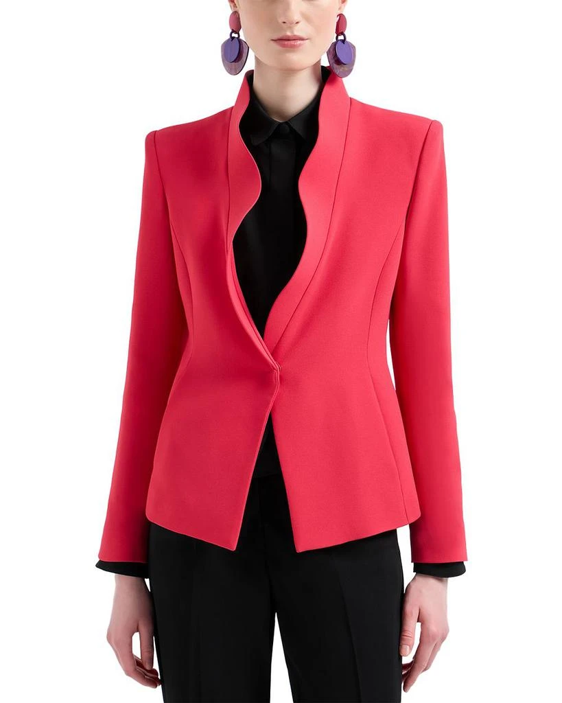 Emporio Armani Ruffled Blazer 1