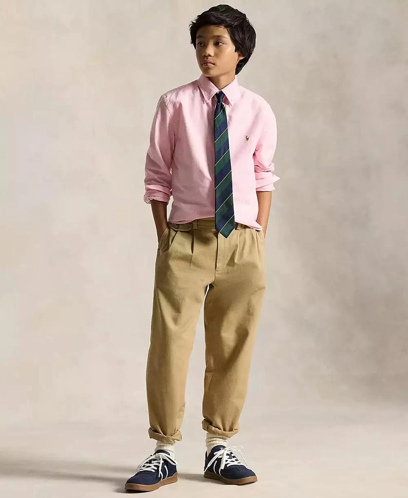 Ralph Lauren 8-20 Boys
Embroidered Pony Logo Cotton Oxford Shirt 9