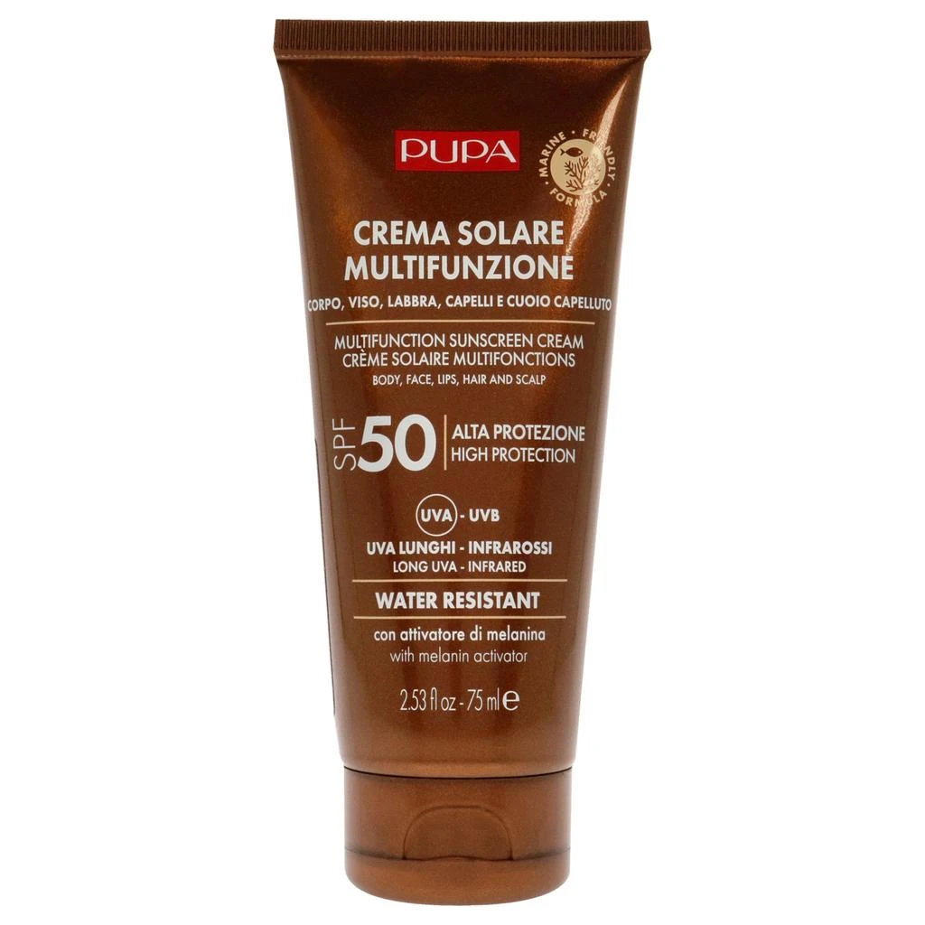 PUPA Milano Multifunction Sunscreen Cream SPF 50 by  for Unisex - 2.53 oz Sunscreen 1