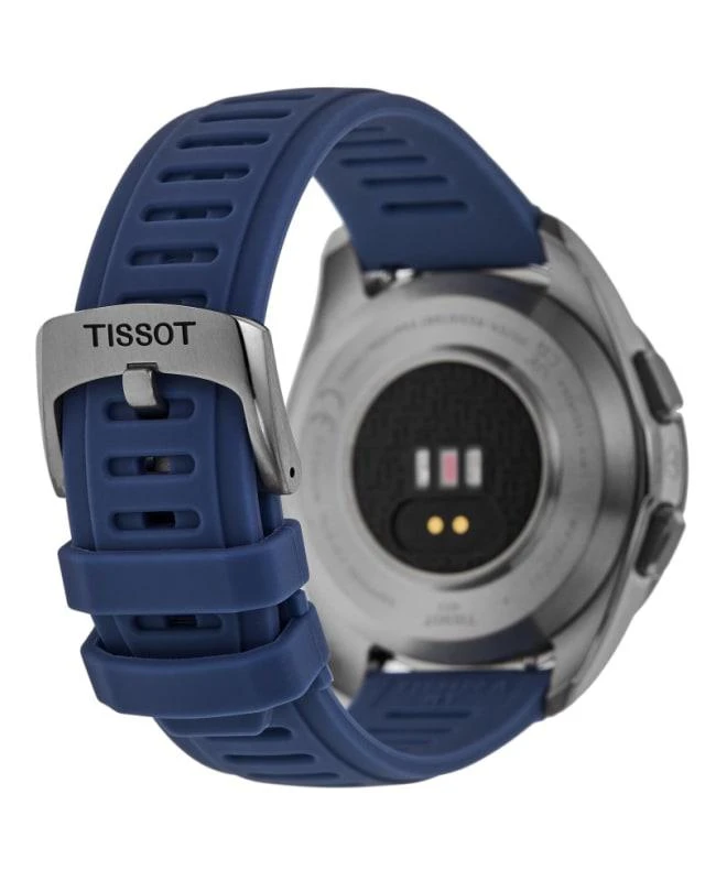 Tissot Tissot T-Touch Connect Solar Sport GMT Digital Dial Titanium Blue Silicone Strap Men's Watch T153.420.47.051.01 4