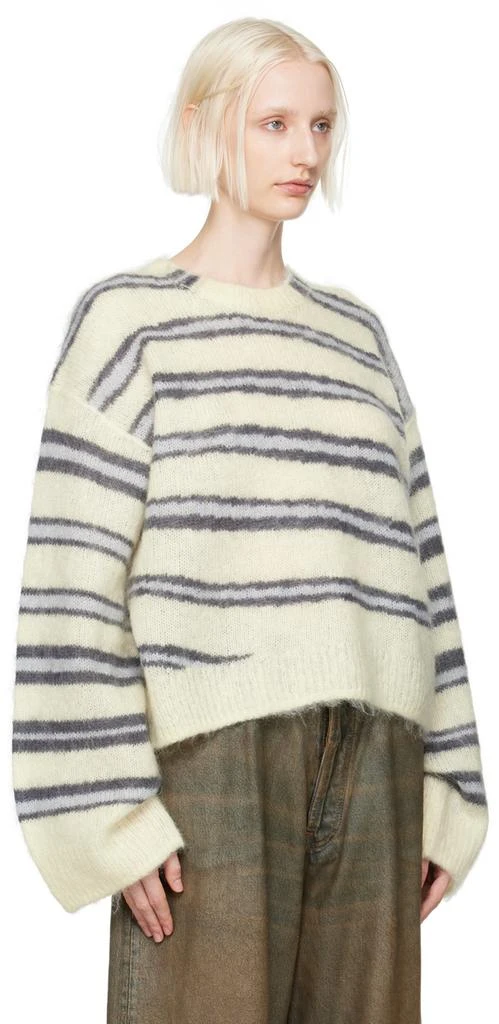 Acne Studios Yellow & Blue Striped Sweater 2