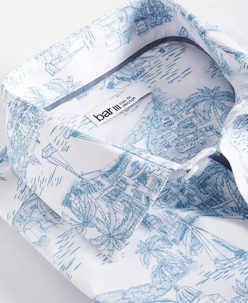 Bar III Men's Slim-Fit Amalfi Scenic Dress Shirt, Created for Macy's 4