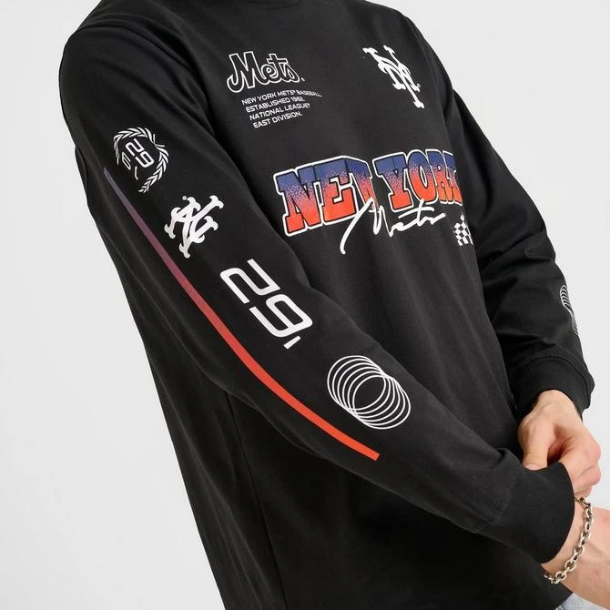 New Era Men's New Era New York Mets MLB Modern Speed Long-Sleeve T-Shirt 6