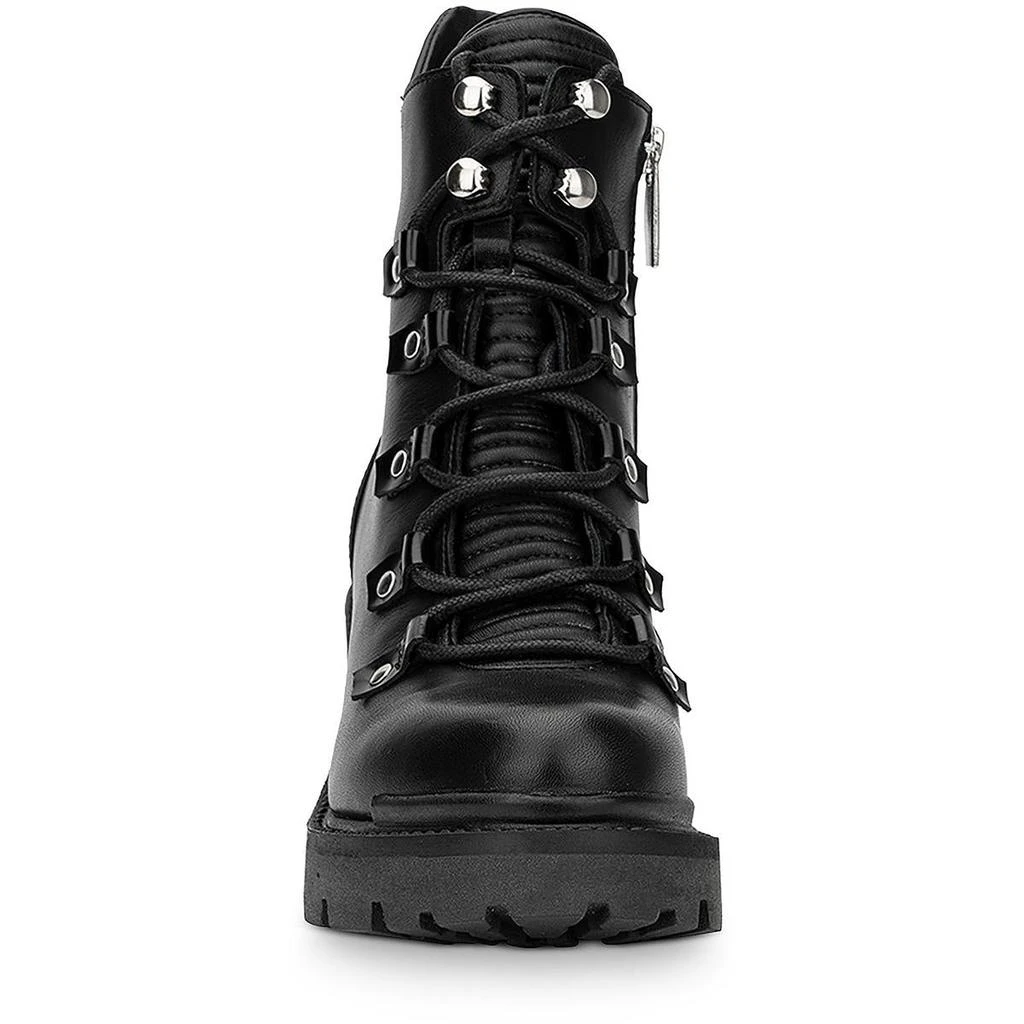 Aquatalia Valia Womens Leather Ankle Combat & Lace-up Boots 3