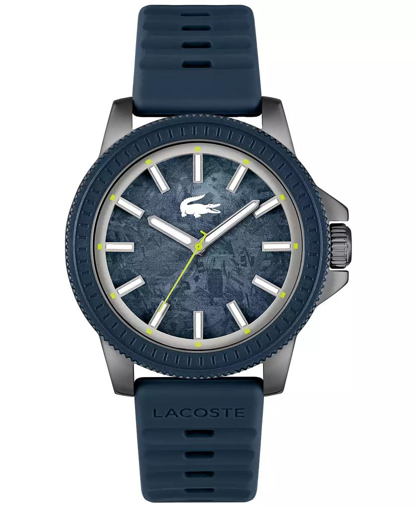 Lacoste Men's Studio Black Silicone Strap Watch 36mm x 38mm