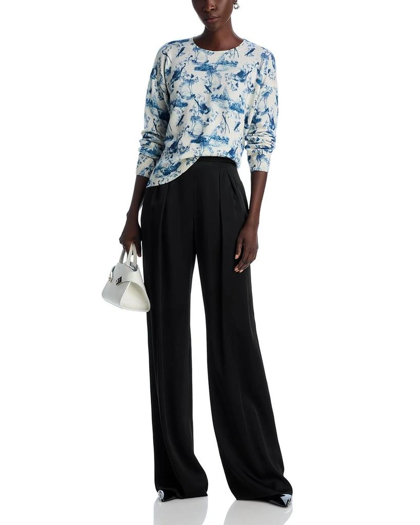 C by Bloomingdale's Cashmere Toile Crewneck Sweater - Exclusive 2