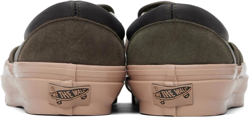 Vans Brown Premium Classic Slip-On Sneakers 2