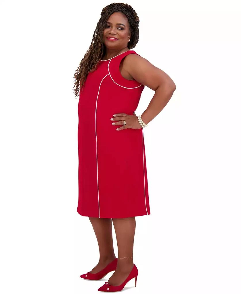 Kasper Women's Piped Sheath Dress, Regular & Plus Size 6