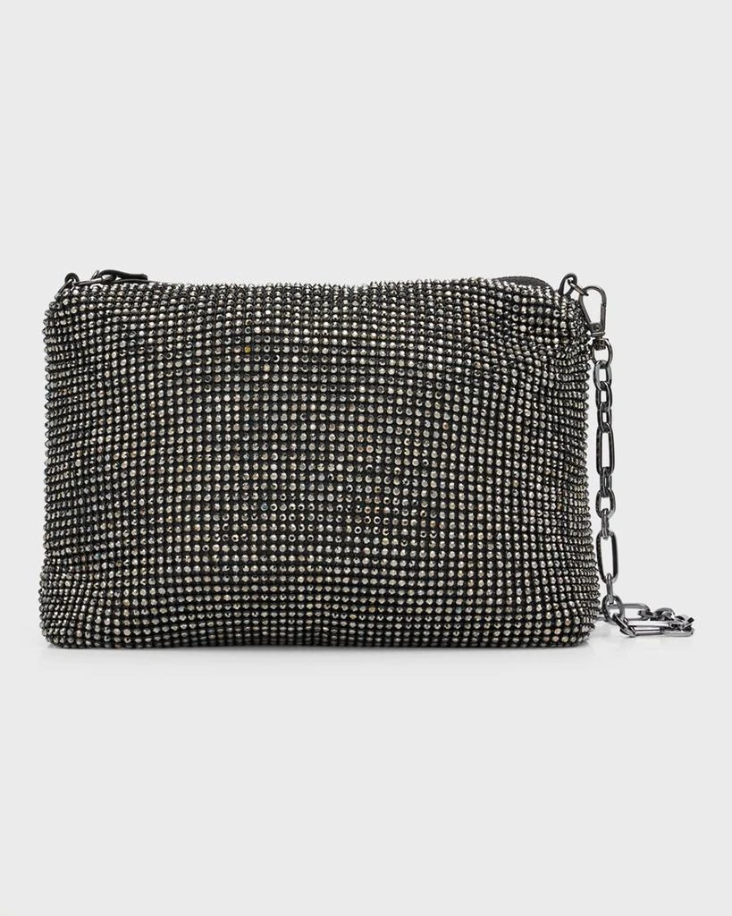 Whiting & Davis Anya Metallic Crystal Shoulder Bag 1