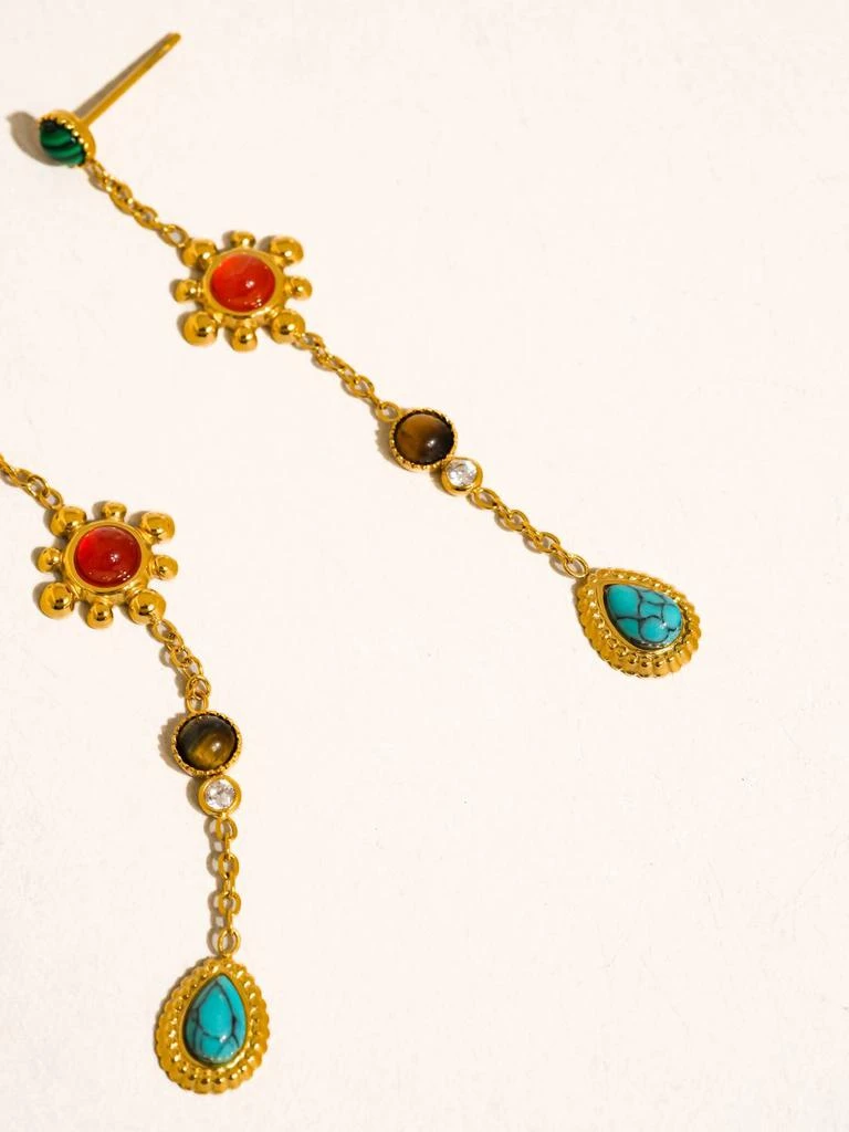 Flanerie by MAIQ Flanerie By Maiq - Women
s Bellevie Gemstone Drop Earrings 3