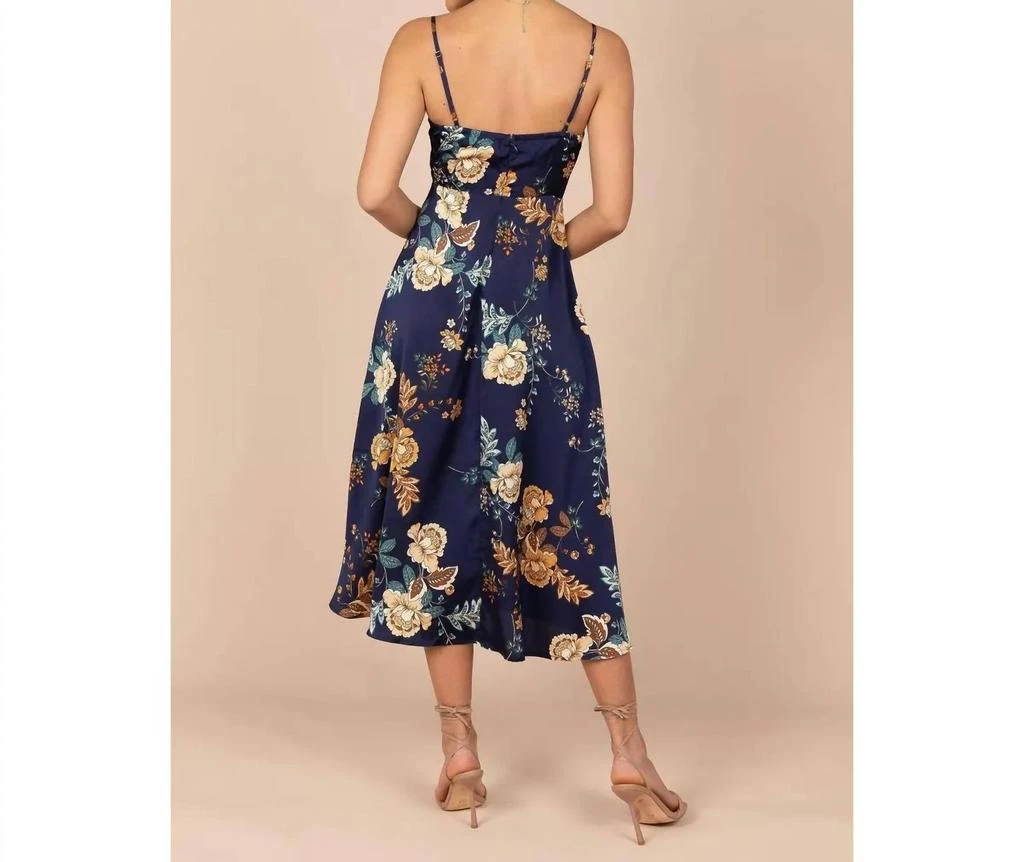 knee length dresses for ladies Alejandra Alonso Rojas Cut-Out Tank Midi Dress in Black 10 main image 1
