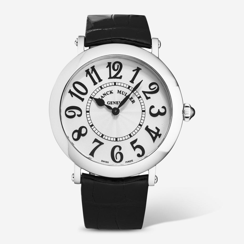 Franck Muller Franck Muller Round Silver Dial Quartz Ladies Watch 8038QZVACSIL