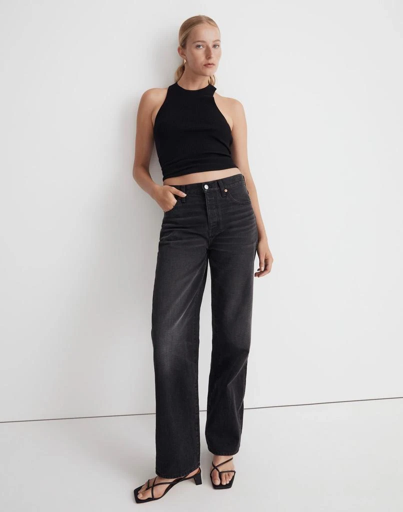 Madewell Low-Slung Straight Jeans 1