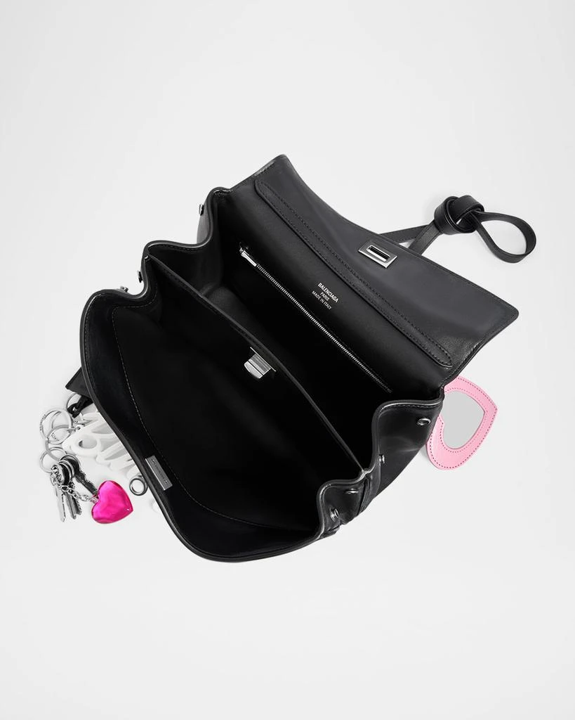 Balenciaga Rodeo Small Fold-Over Leather Shoulder Bag with Charms 4
