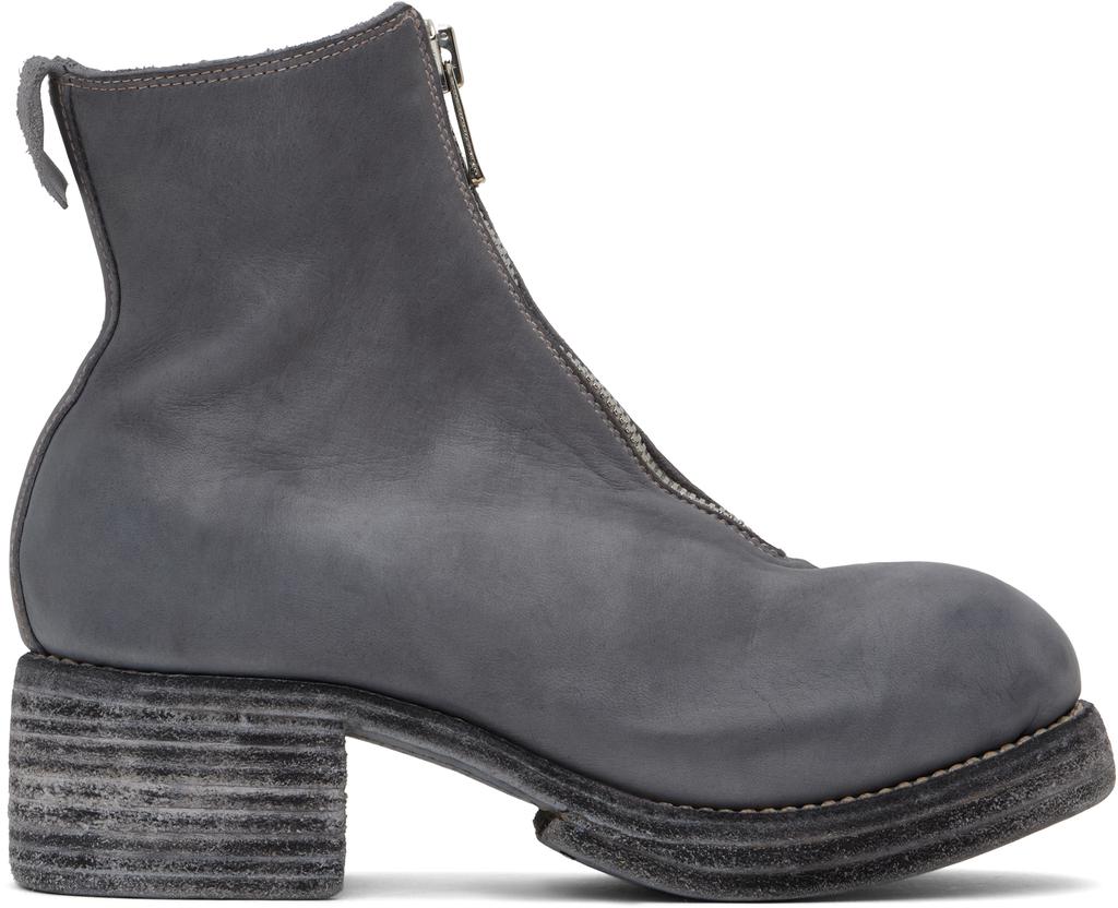 【関税込み】Guidi グレー 9086 ブーツ guidi Gray 9086 Boots - Boots - BeyondStyle