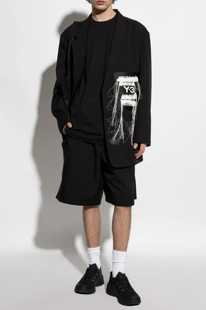 Y-3 Shorts with printed logo 2