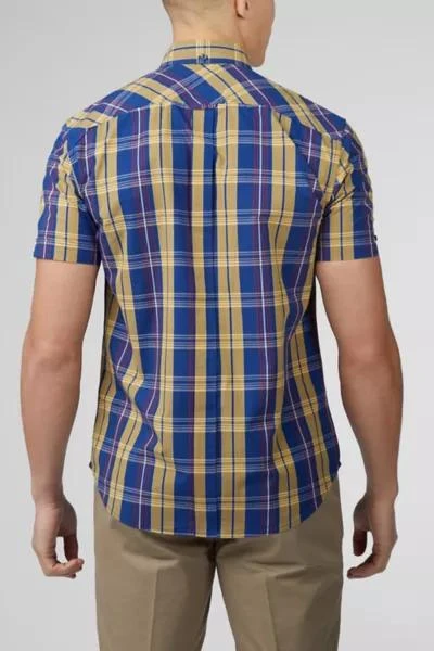 Ben Sherman Ben Sherman Irregular Check Short Sleeve Shirt 4