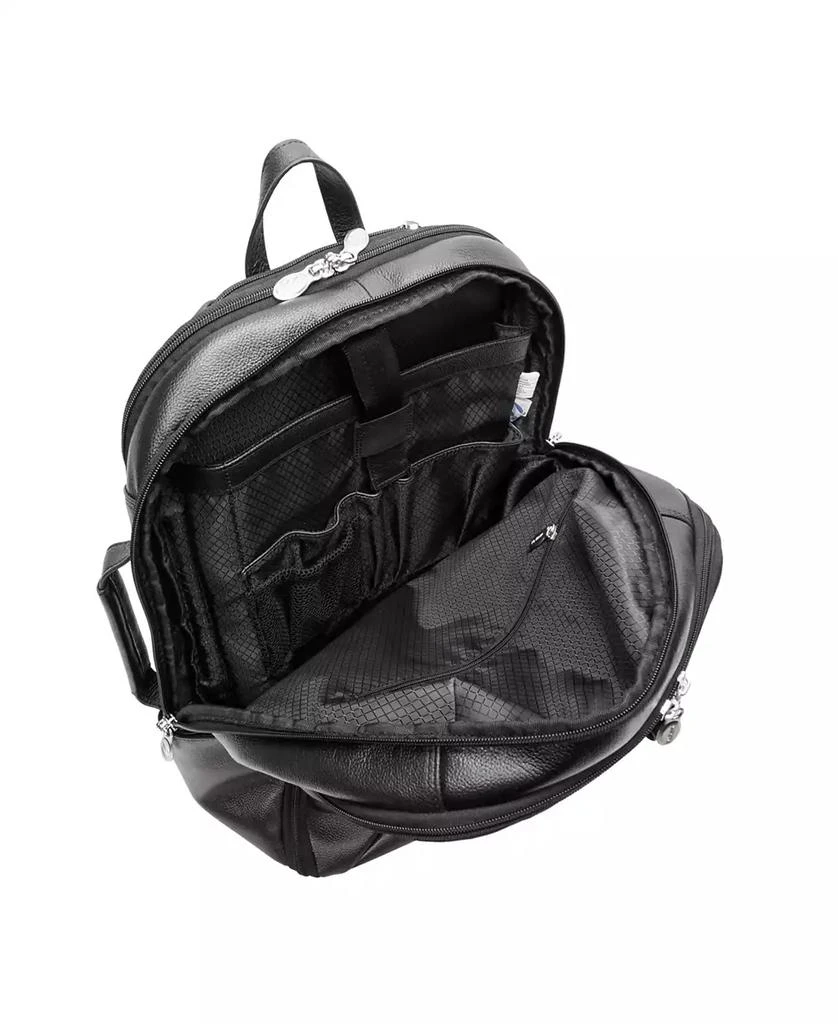 McKlein Englewood 17" Triple Compartment Laptop Tablet Weekend Backpack 6
