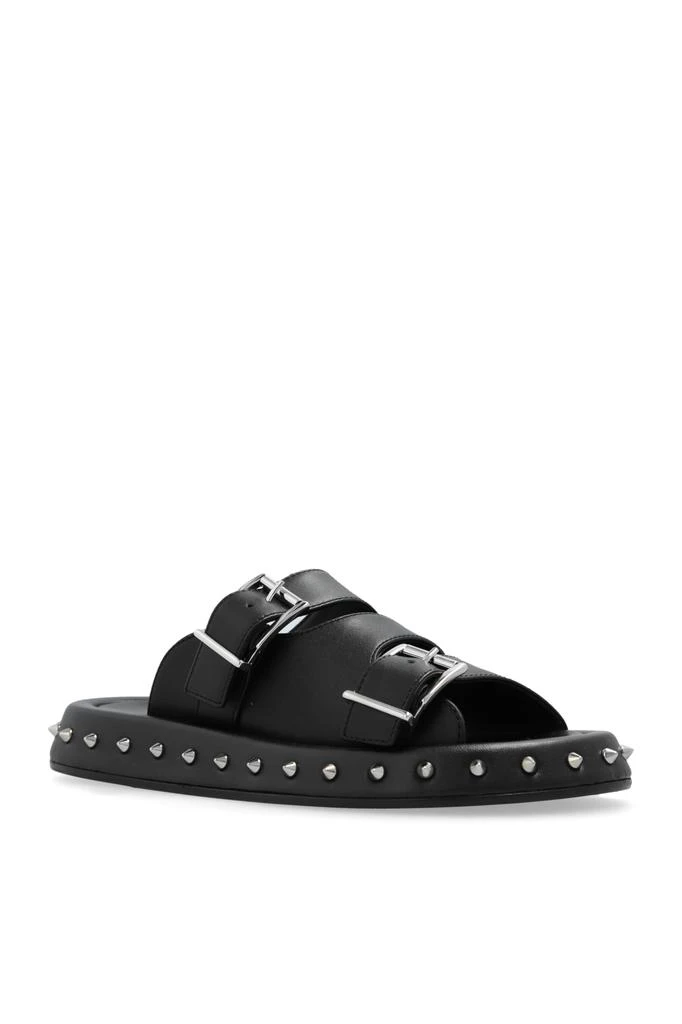 Alexander McQueen Leather Slides 4