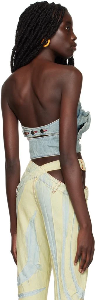 Masha Popova Blue Rose Bra Top 3