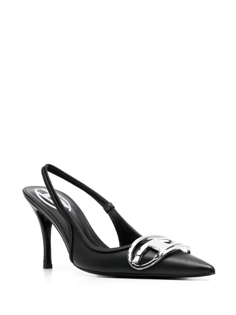 Diesel Diesel D-Venus-Slingback Pumps In Nappa Leather
