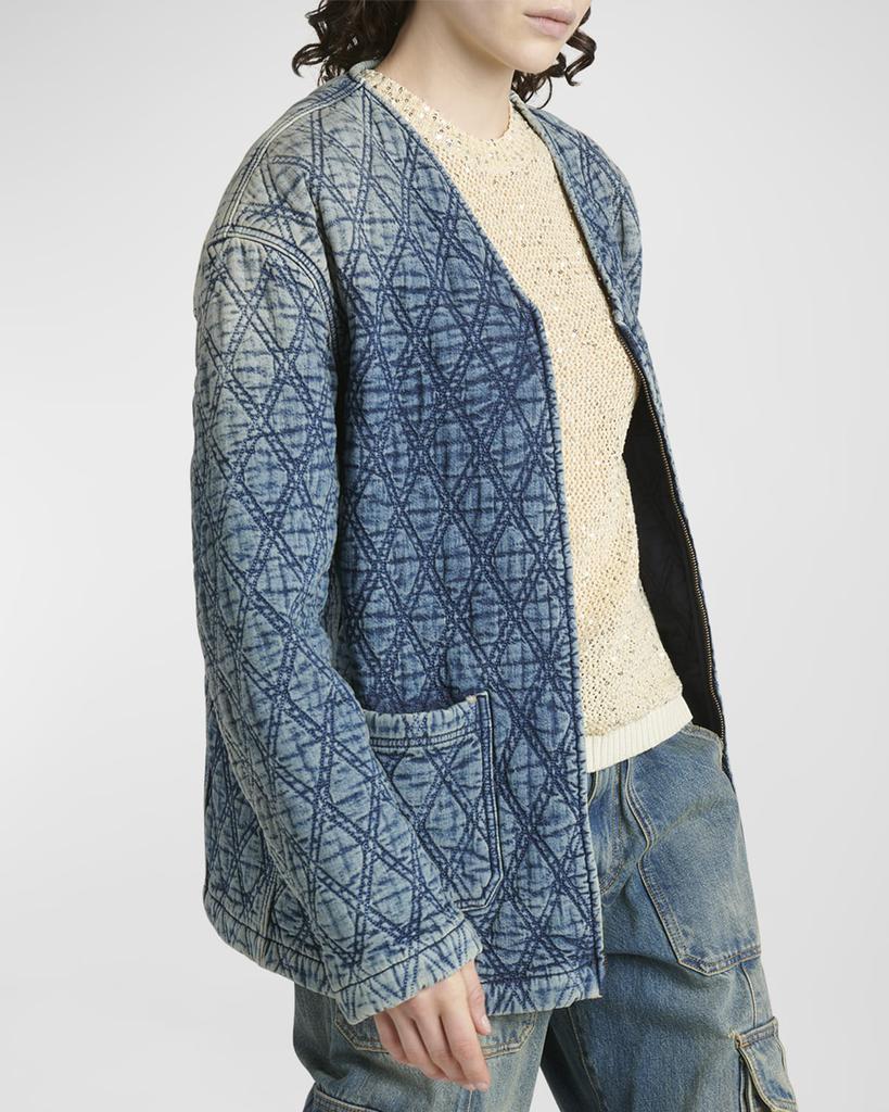 Golden Goose｜DENIM JACKETS (GWP00846 P000623 81325) Men's denim jacket with medium wash
