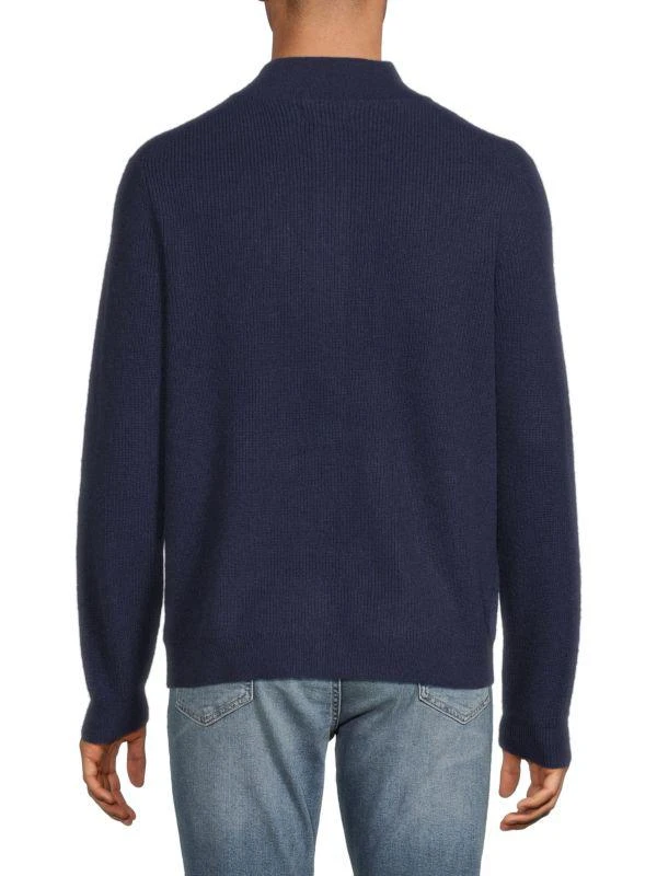 Magaschoni Solid Cashmere Zip Cardigan 2