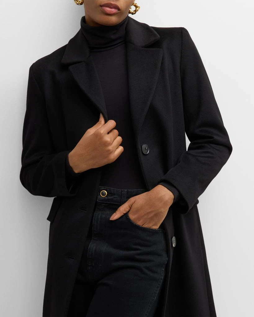 Fleurette Mia Single-Breasted Maxi Cashmere Coat 7