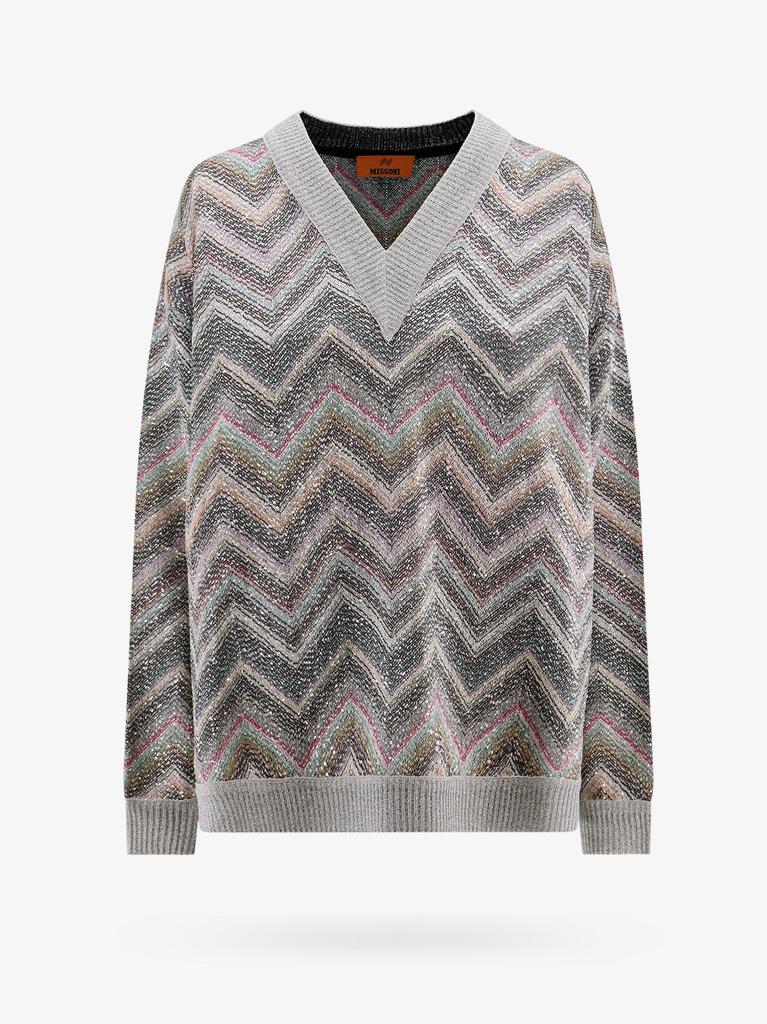 Missoni Oversized sweater with zig zag pattern