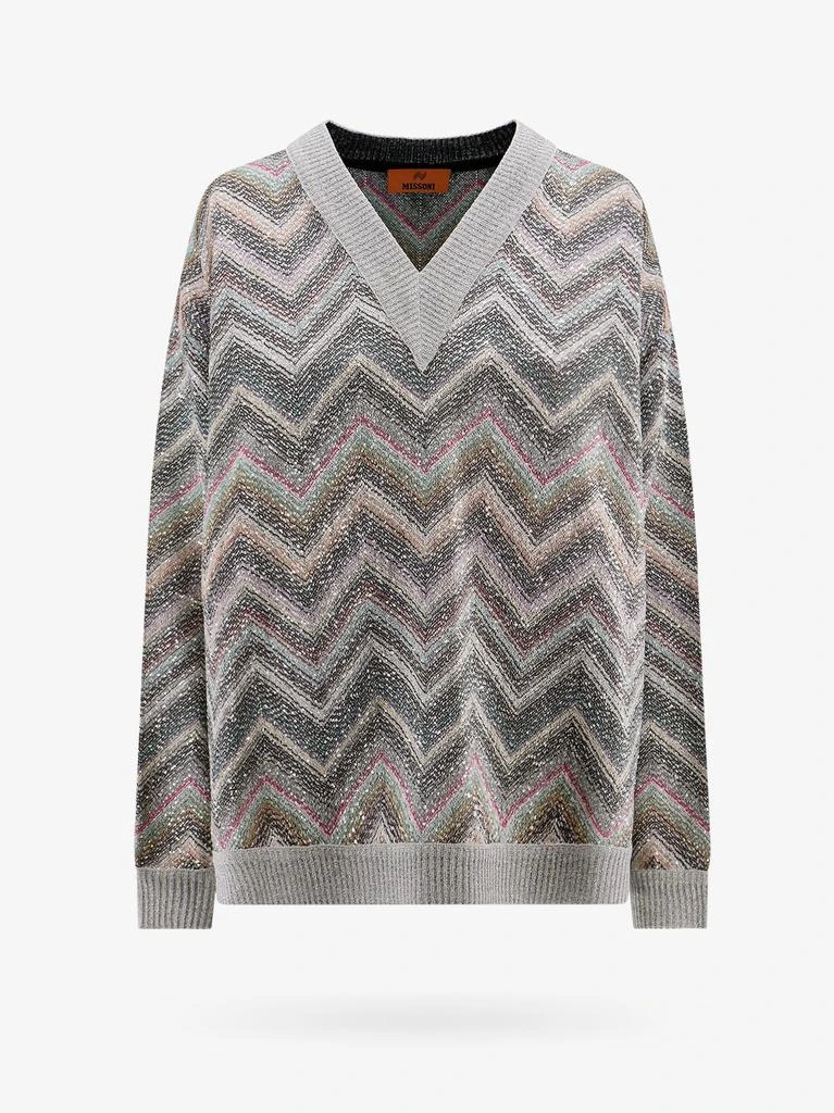 Missoni Oversized sweater with zig zag pattern 1